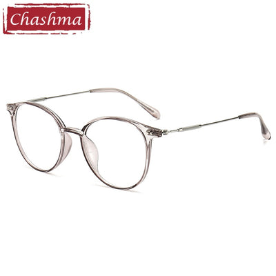 Chashma Unisex TR 90 Titanium Round Full Rim Frame Eyeglasses 90045 Frame Chashma   