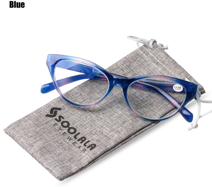 Soolala Ultralight Cat Eye Reading Glasses Women Eyeglasses 0 1 1 5 Fuzweb