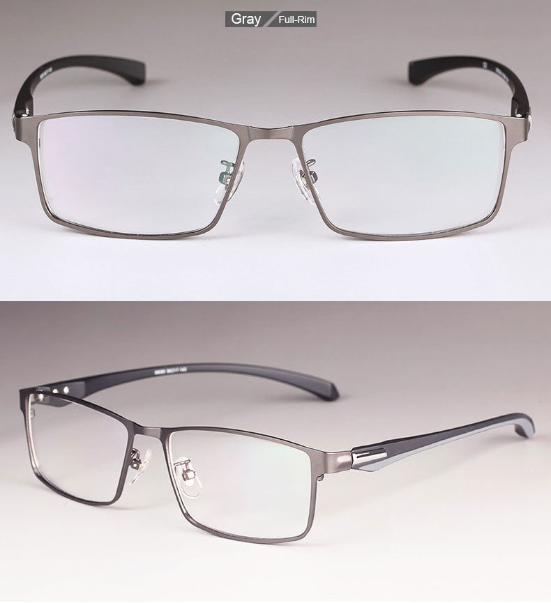 Men Titanium Alloy Eyeglasses Frame For Men Eyewear Flexible Temples