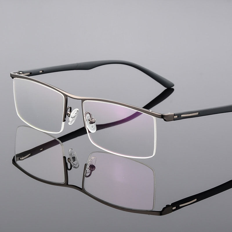 Bclear High-End Business Men'S Eyeglasses Frame Unique Temple Design ...
