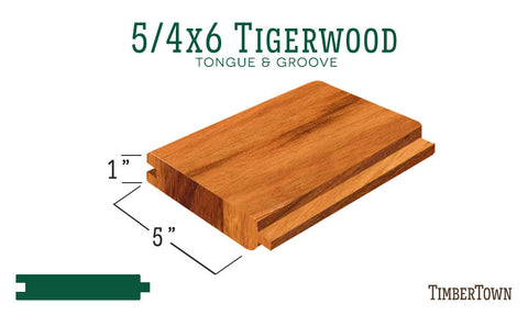 5 4x6 Tigerwood From Timbertown