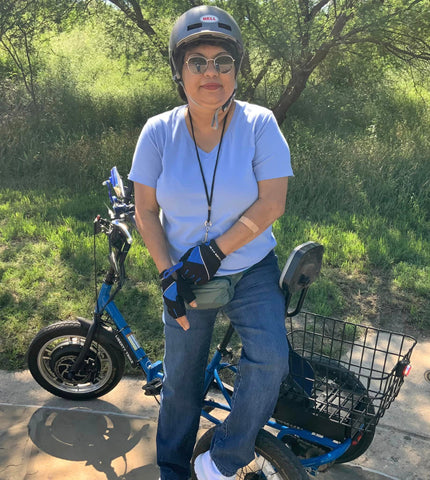 Woman on Liberty Trike