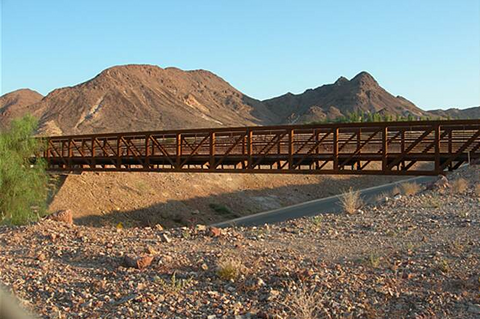 The River Mountains Loop Trail in Nevada.