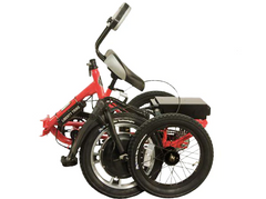 The Liberty Trike can fold for easy storage or for transport.