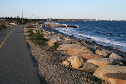 The Shining Sea Bikeway in Massachusetts