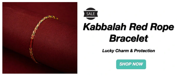 Kabbalah Red Rope Lucky Charm Bracelet - For Protection