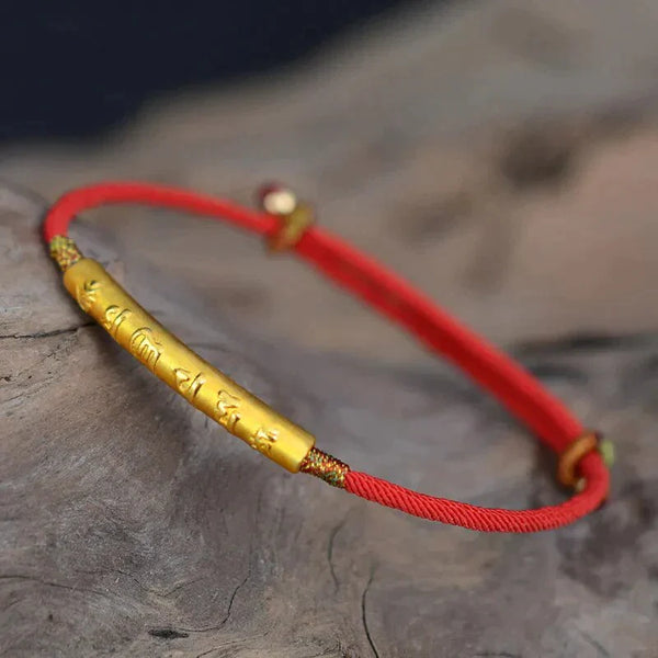 tibetan red string bracelet