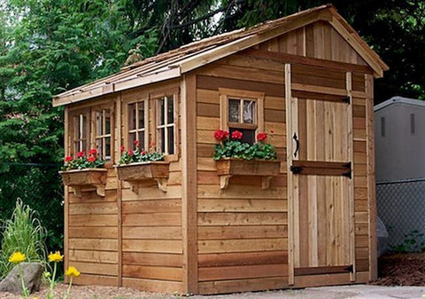 Outdoor Living Today - 8 x 8 Sunshed Garden Shed with 