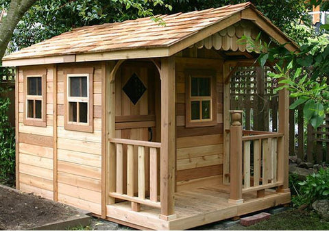 Outdoor Living Today Sp69 6x9 Sunflower Playhouse 3 Functional