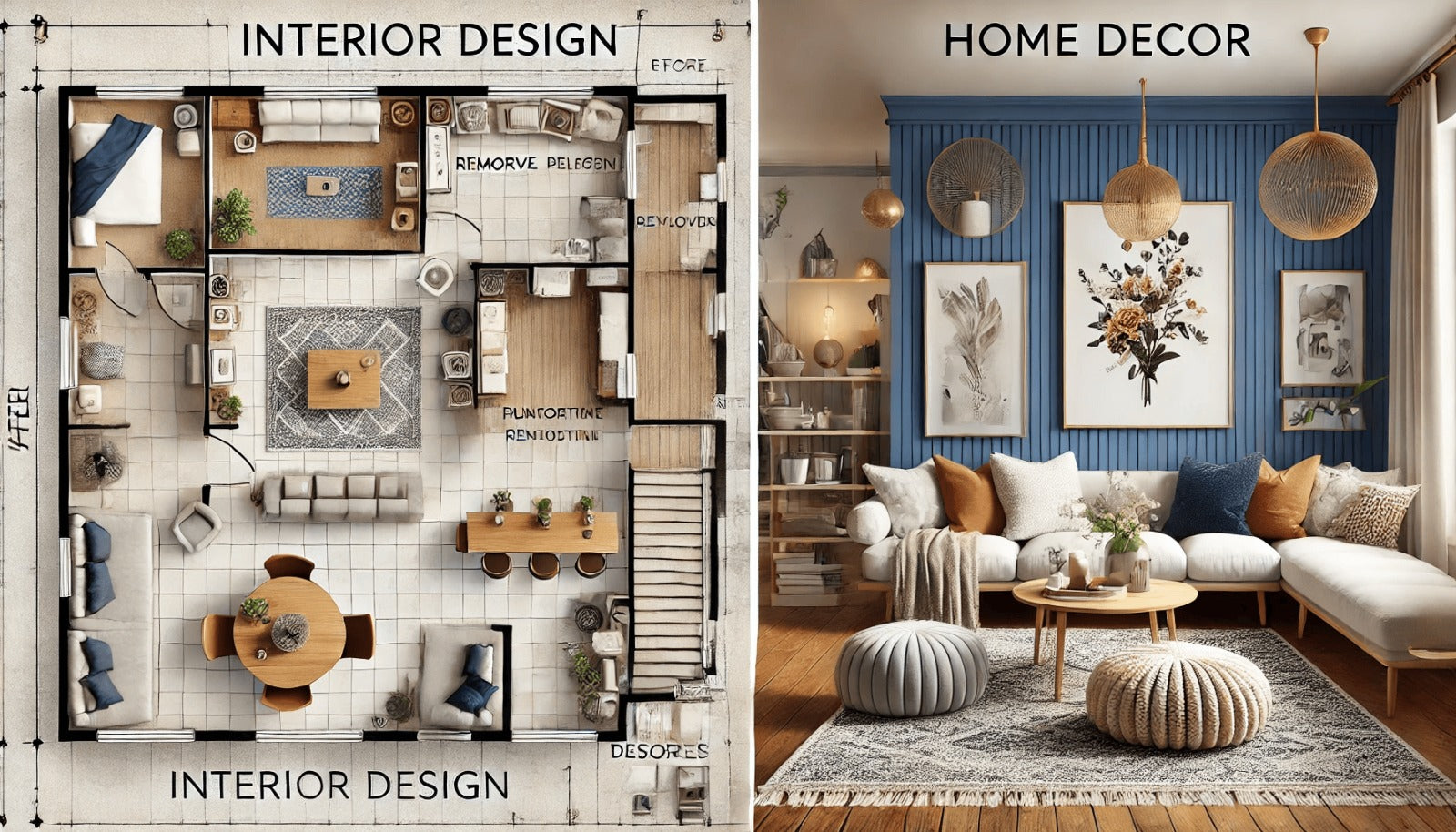 Key Differences Between Interior Design and Home Decor