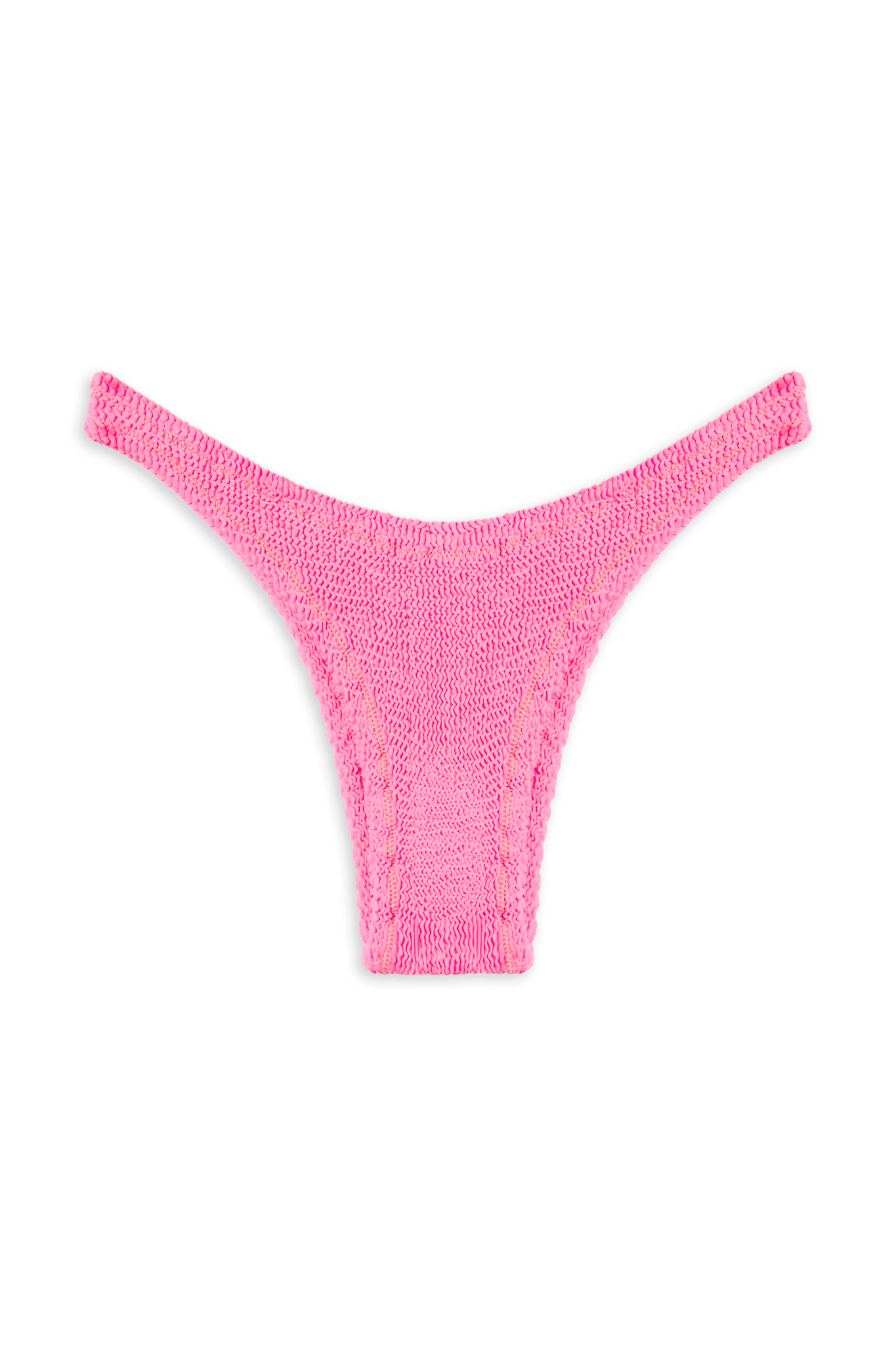 Bikini Ginny Bottom - Baby Pink Crinkle Fabric 