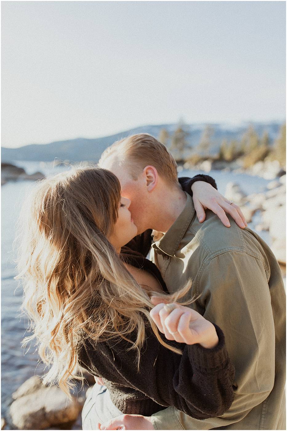 Rocky Tahoe engagement shoot