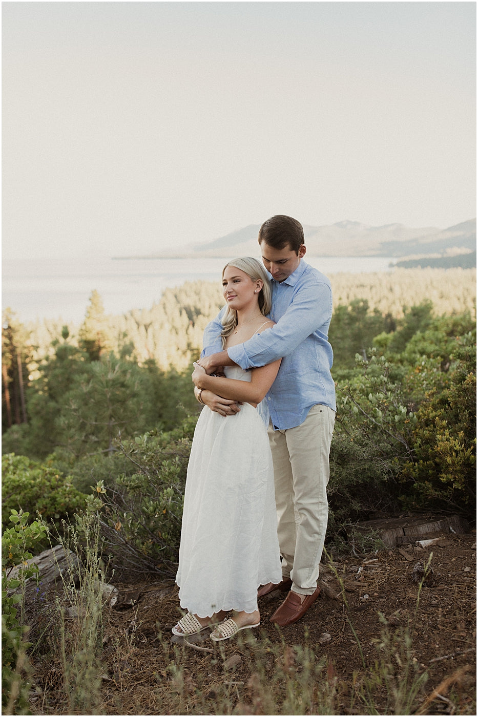 Lake Tahoe engagement photography