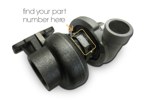 Identifying your turbocharger part number 