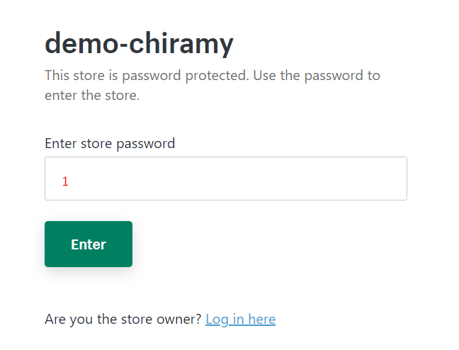 Chiramy Shopify Theme