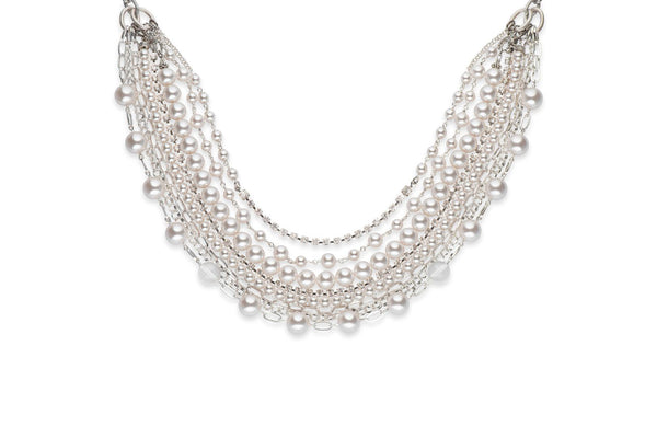 Multi-Strand Pearl Necklace