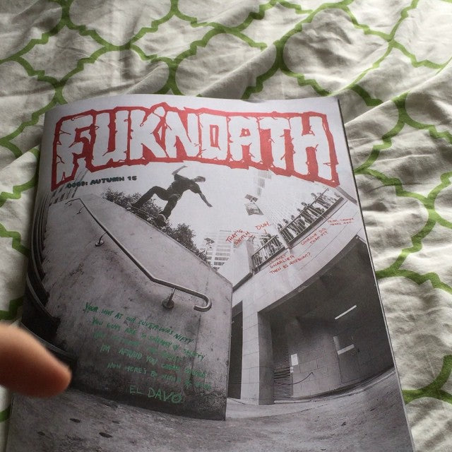 Pick up a @fuknoath magazine from @newcastleskateshop and check @_jopo new add!!