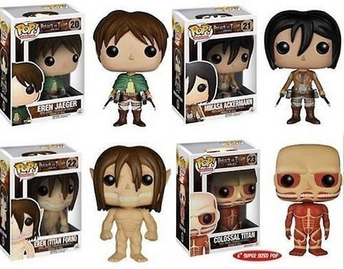 attack on titan funko pop