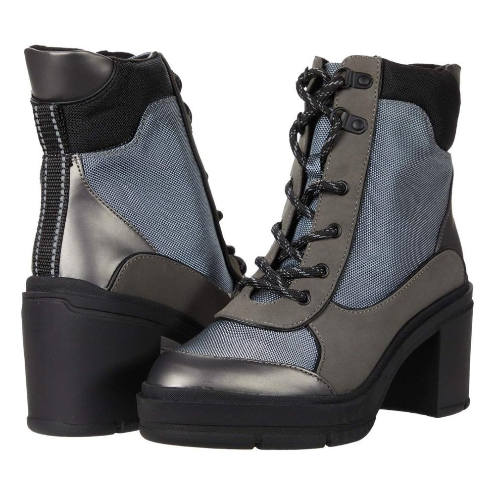 Karli Gunmetal Multi Hiker Booties