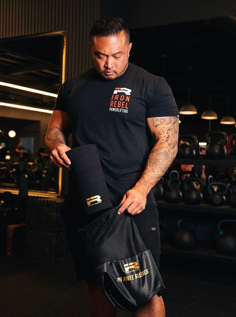 PR Knee Sleeve (Black/Gold)