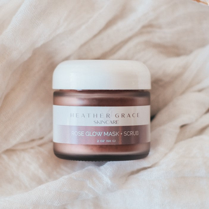 Rose Glow Mask + Scrub. Ways to customize this mask to treat your unique skins needs.