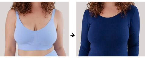 Scoop Neckline minimise the appearance of larger breasts | Bella Bodies Australia