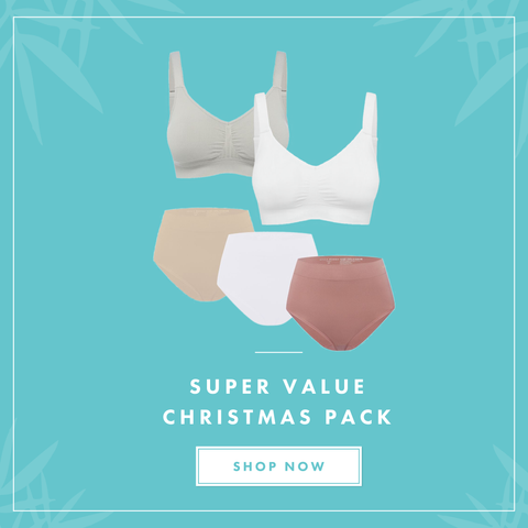 Super Value Christmas Pack I Travel Ultimate Adjustable Bra and Travel Knickers I Bella Bodies Australia