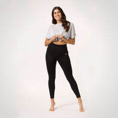 Women's high waist activewear leggings |Bella Bodies Australia | Black