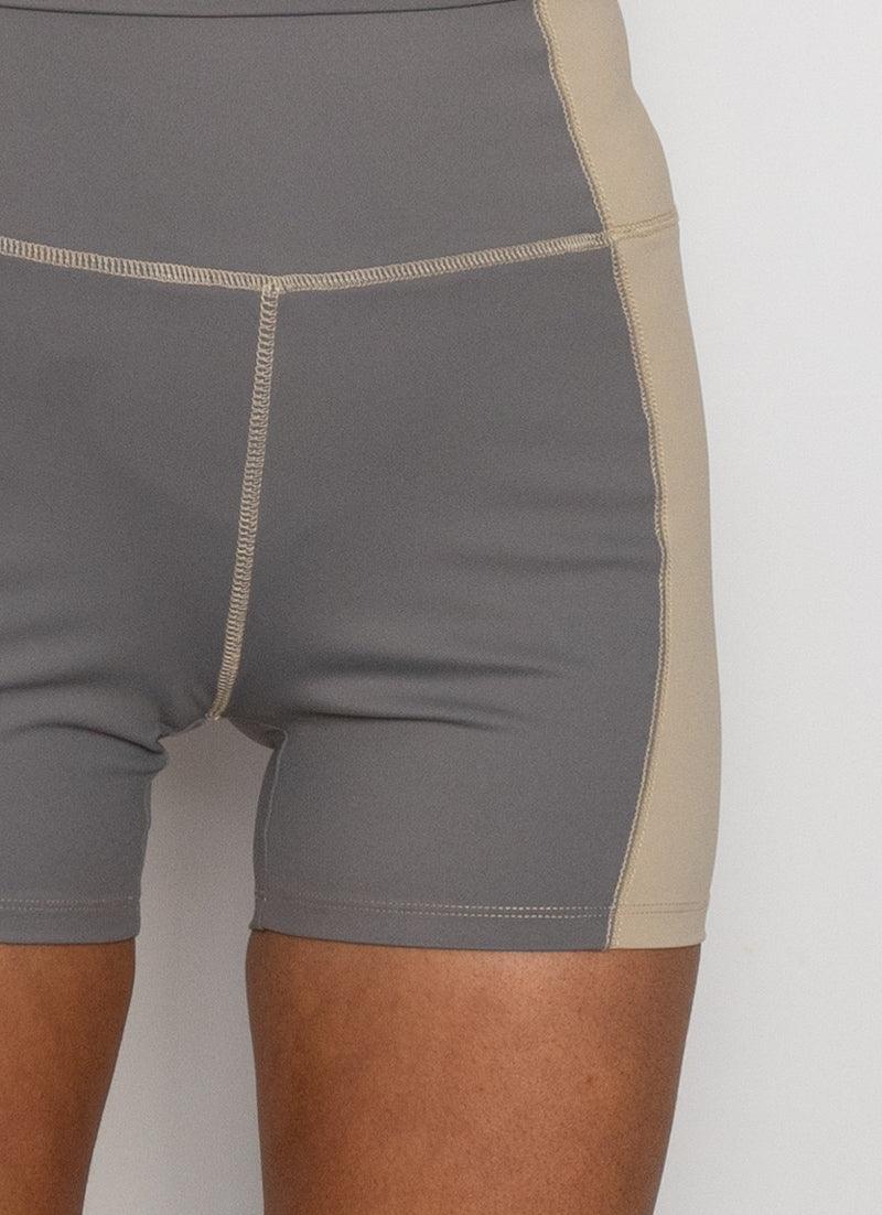 Ski Resort Cycle Shorts - Charcoal Contrast