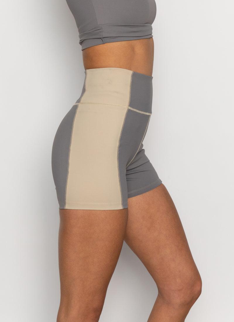 Ski Resort Cycle Shorts - Charcoal Contrast