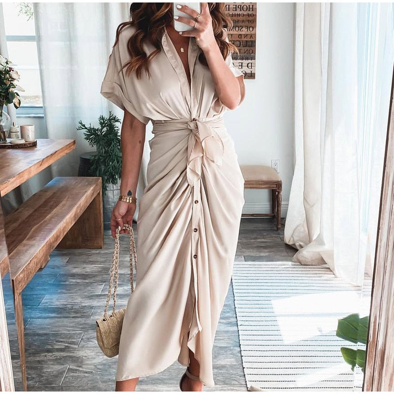 Kamila Buttoned Dress - Image 8