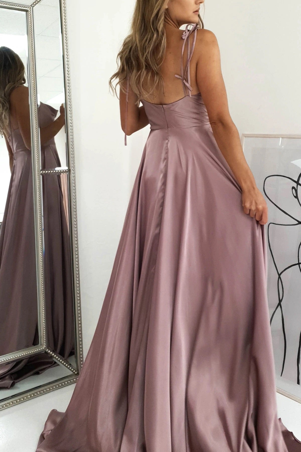 CINDERELLA SATIN GOWN