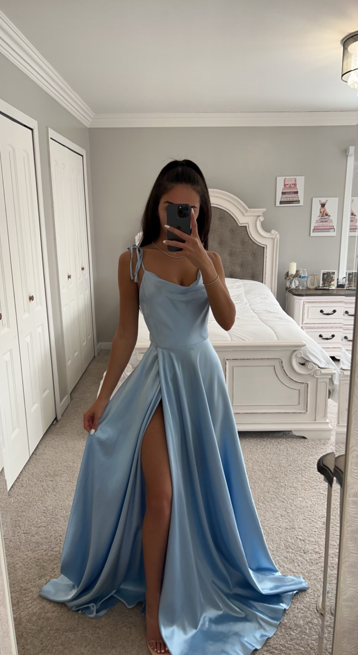 CINDERELLA SATIN GOWN