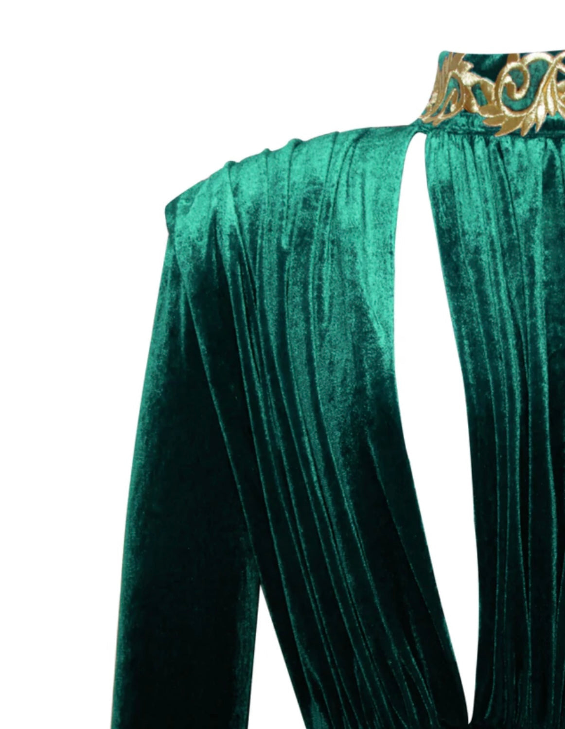 Emerald Velvet Gown - Image 11