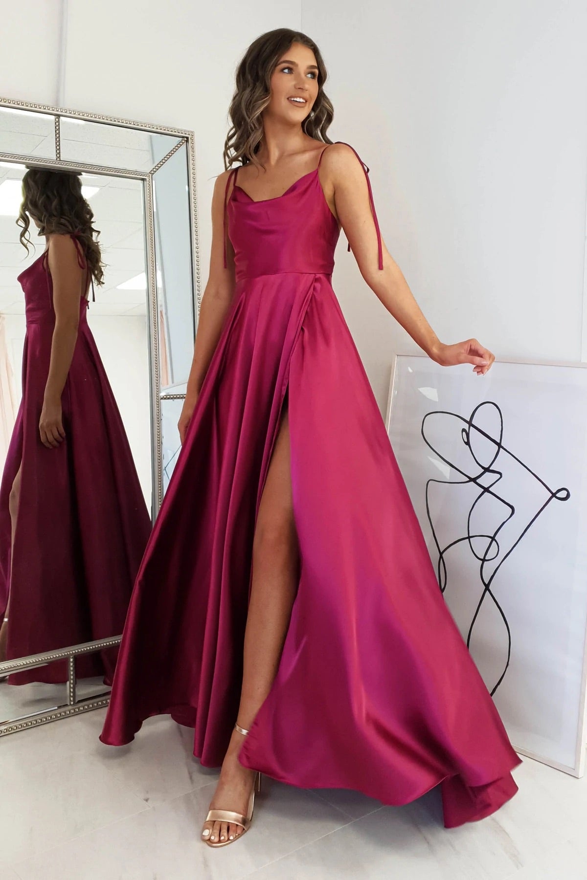 CINDERELLA SATIN GOWN