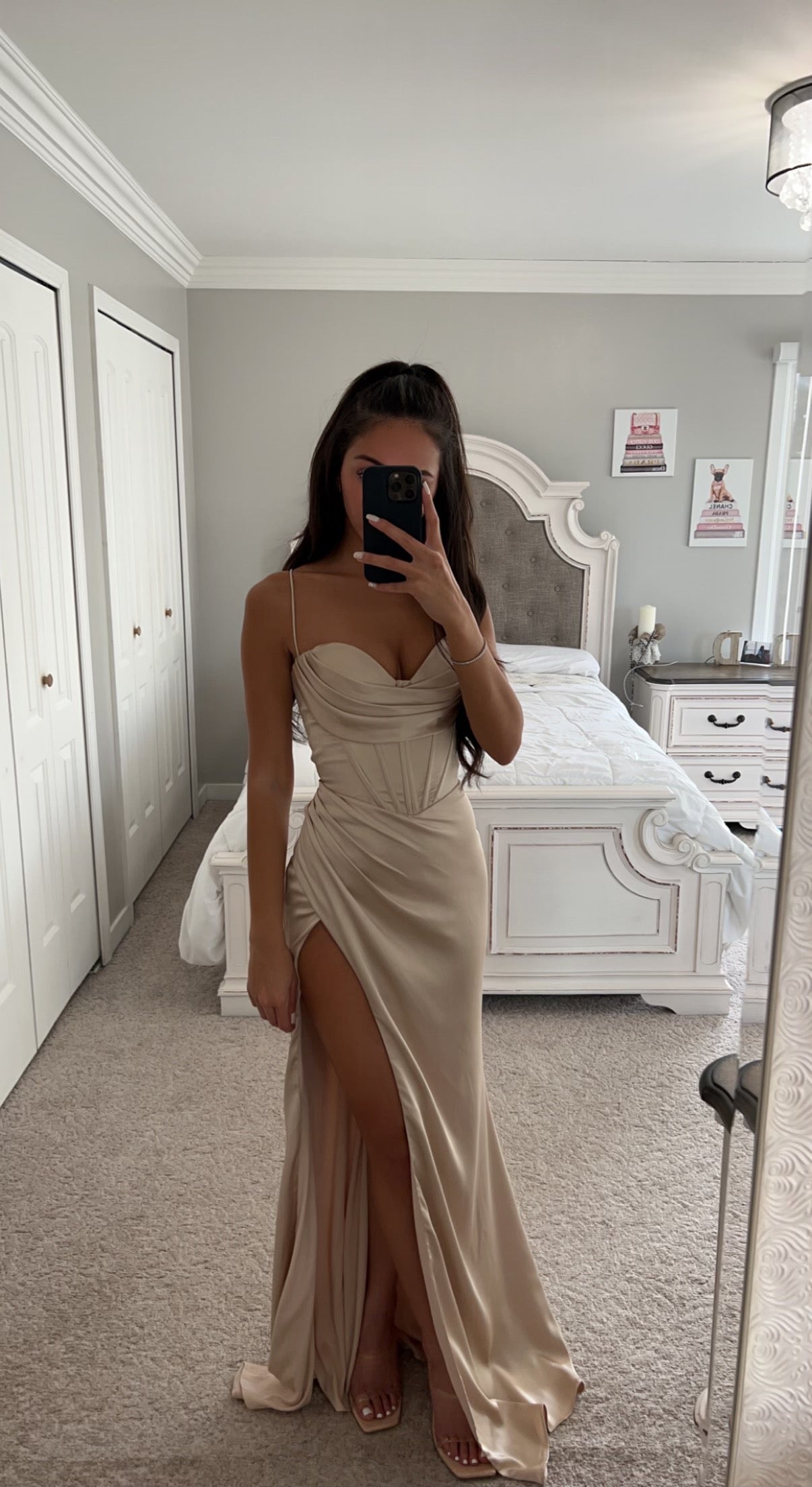 Champagne Corset Gown - Image 3