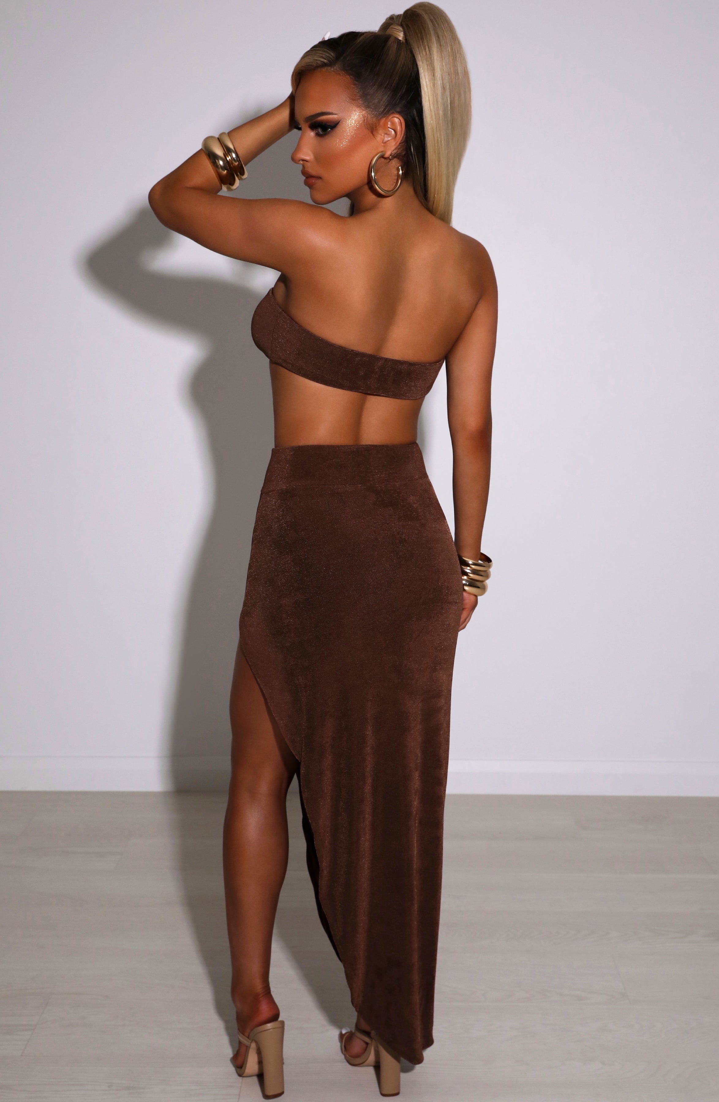 Malia Maxi Skirt – Chocolate