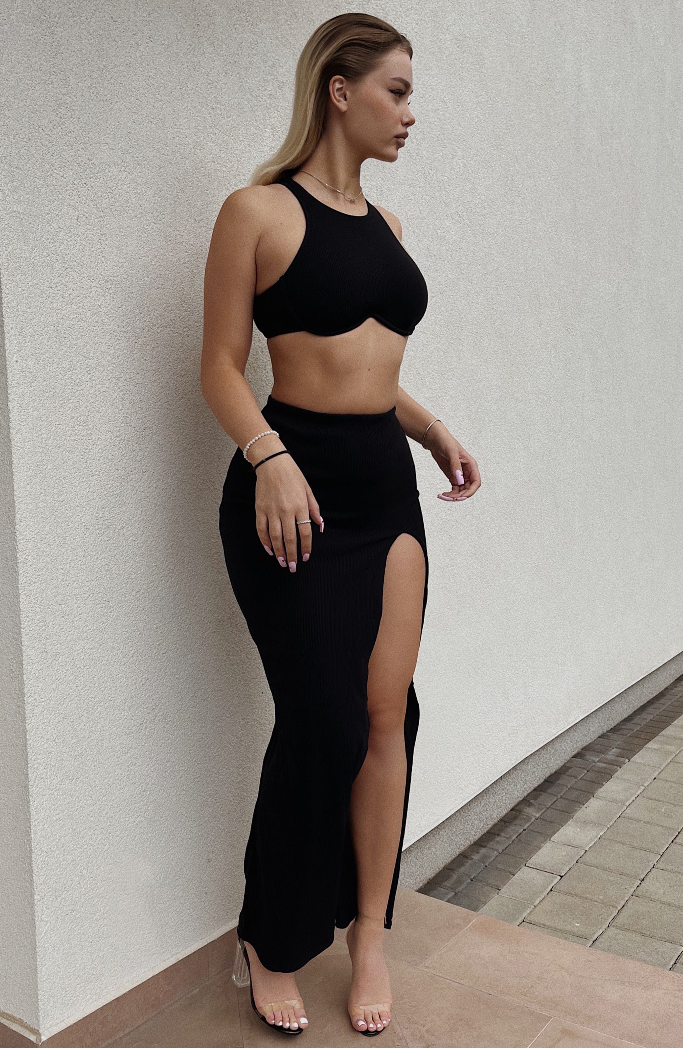 Mariana Maxi Skirt – Black