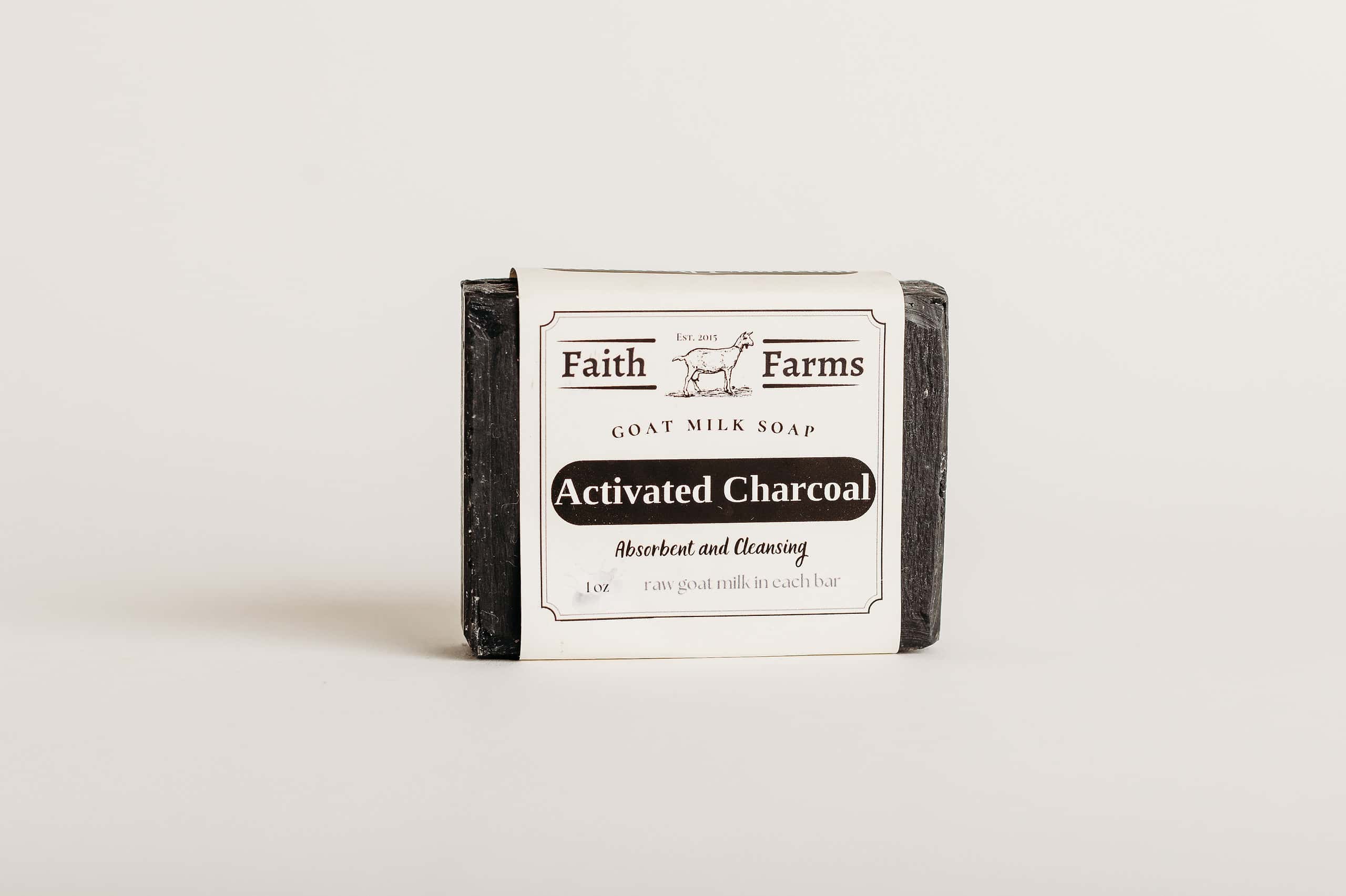 activated charcoal goat milk soap
