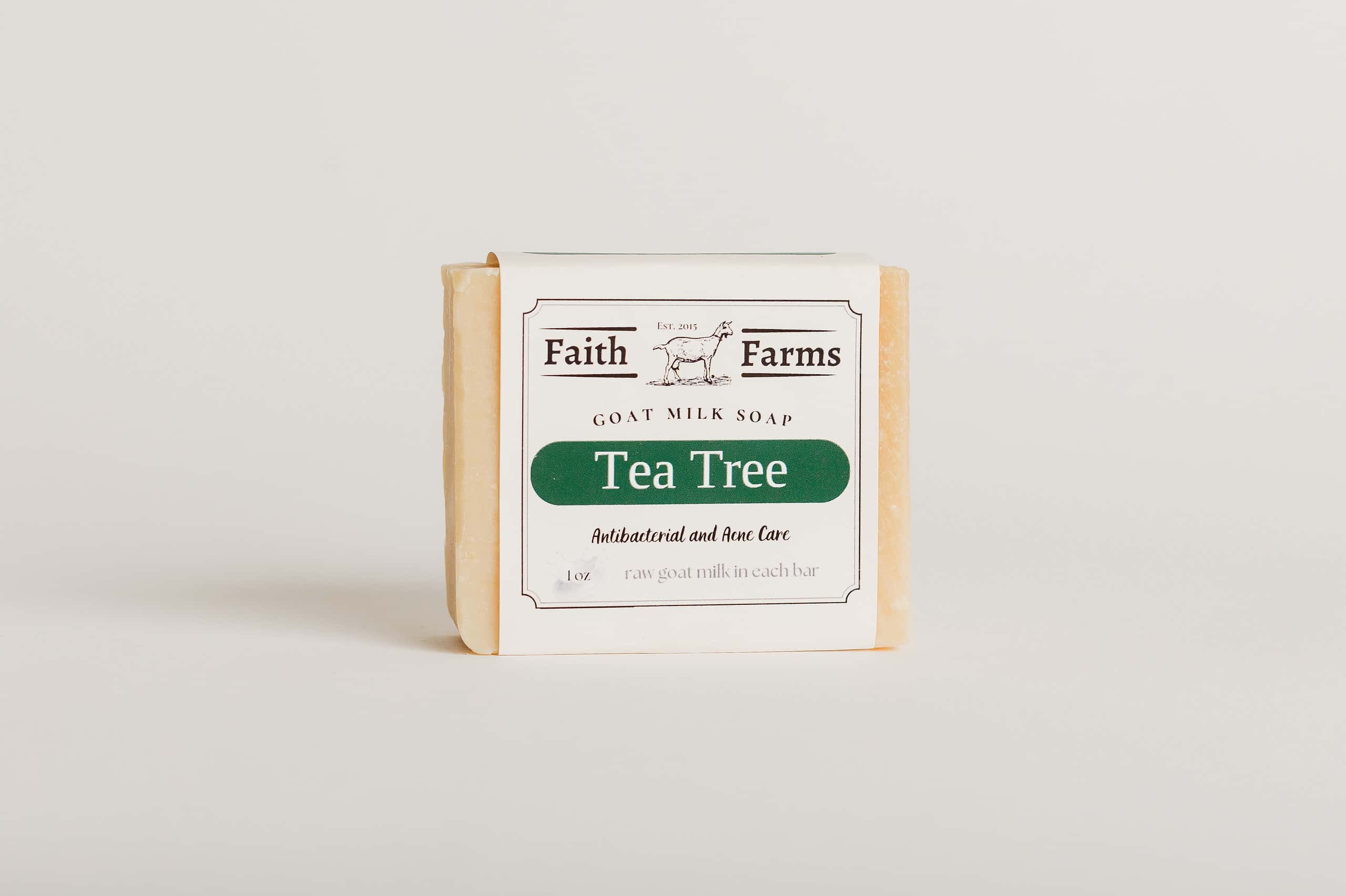 tea tree goat milk soap