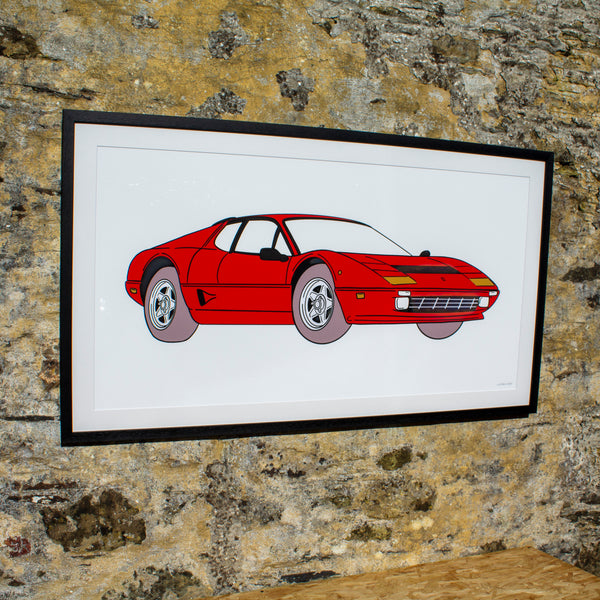 Ferrari framed artwork print
