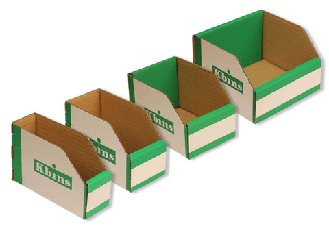 Corrugated Parts Bins  Shop Cardboard Shelf Bins