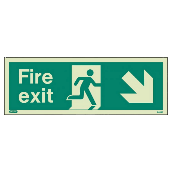 Photoluminescent Fire Exit Signs image