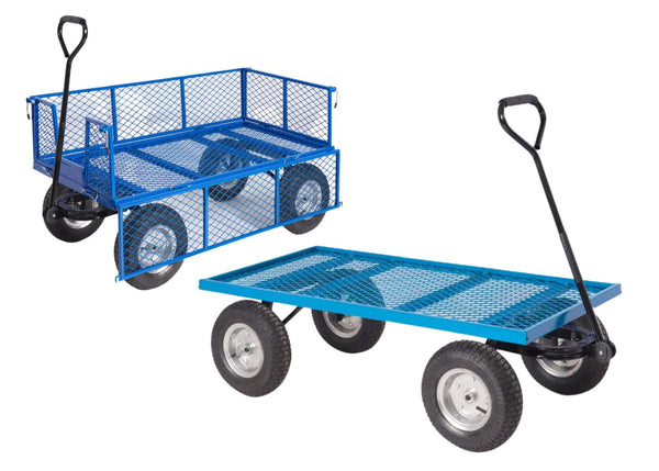 Mesh base turntable trucks