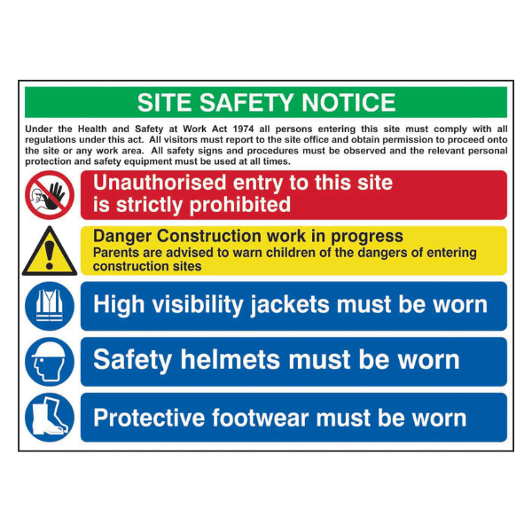 Construction Site Signage image