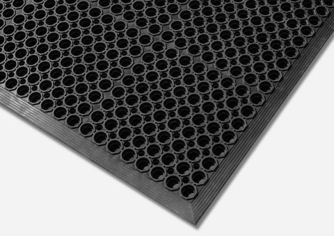 Rubber Floor Mat With Holes Non-slip Drainage Mat For Kitchen Restaurant  Bar Bathroom Indoor Outdoor Cushion 150*90cm