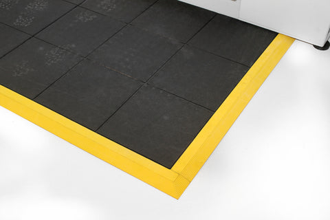 Solid Top Interlocking Anti Fatigue Mat Tiles First Mats Uk