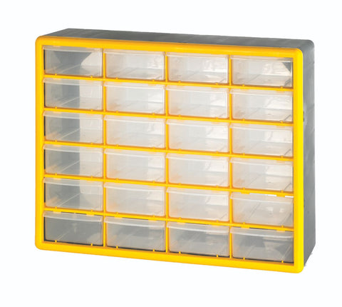 Multi-Compartment Small Parts Storage Box - Wall Mountable