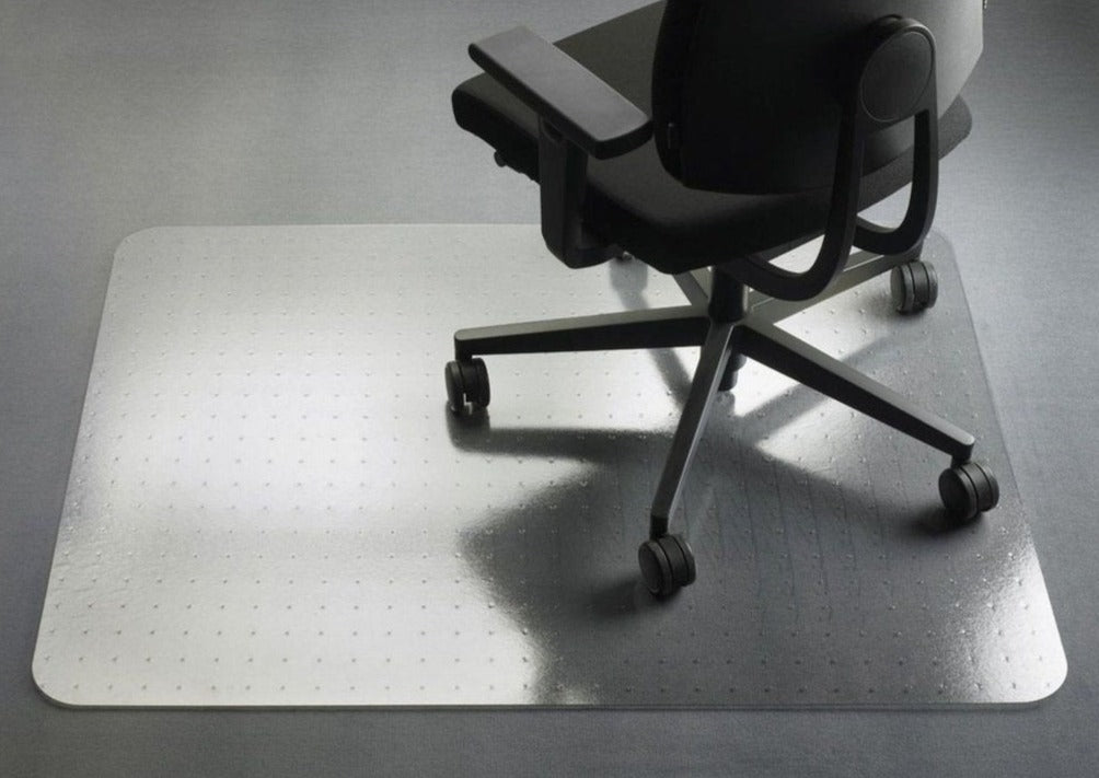 Office Chair Mat for Carpeted Floors (Straight Edge) | First Mats