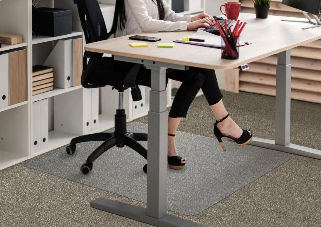 Eco Polymer Chair Mat for Carpet Floors (Up to 9mm Pile)